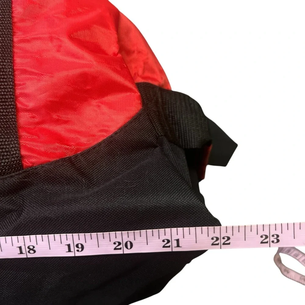 Vintage Toyota Genuine Parts Duffel Bag Red Travel Gym Shoulder Weekend OEM TRD
